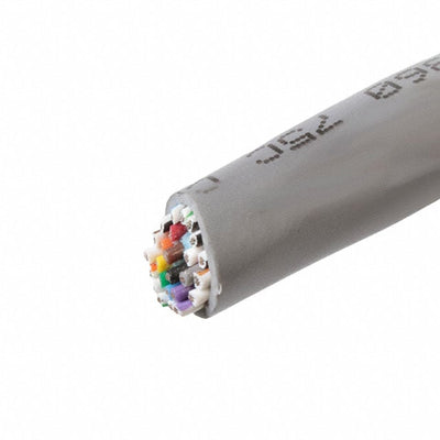 M38925 SL005 by Alpha Wire - CABLE 25COND 24AWG SLATE 100