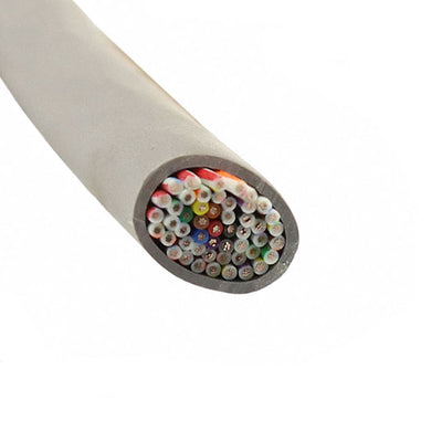 M38950 SL005 by Alpha Wire - CABLE 50COND 24AWG SLATE 100