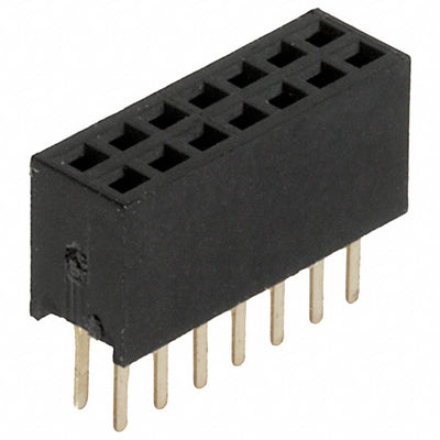 M50-3000745 by Harwin Inc. - CONNECTOR RECPT 14POS 0.05 GOLD PCB