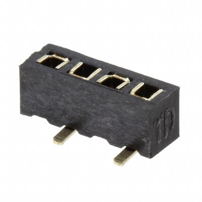 M50-3130445R by Harwin Inc. - CONNECTOR RECPT 4POS 0.05 GOLD SMD