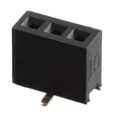 M50-3140345 by Harwin Inc. - CONNECTOR RECPT 3POS 0.05 GOLD SMD