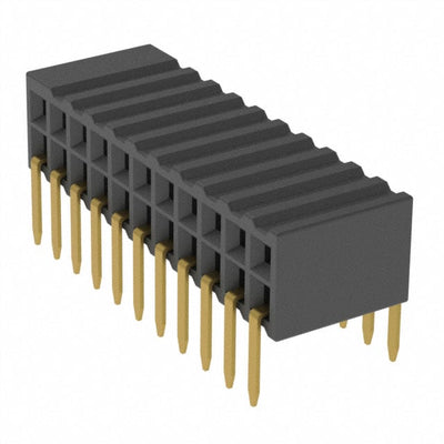 M50-3201145 by Harwin Inc. - CONNECTOR RECPT 22P 0.05 GOLD PCB R/A