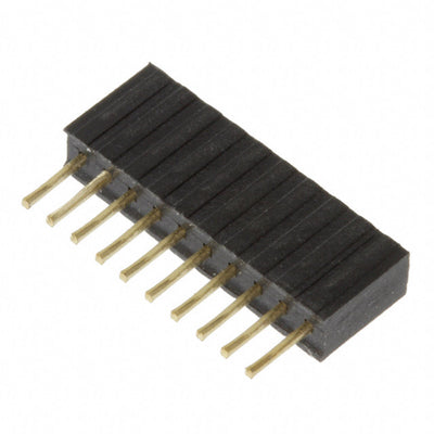 M52-5001045 by Harwin Inc. - CONNECTOR RECPT 10POS 0.05 GOLD PCB