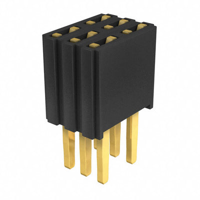 M52-5100345 by Harwin Inc. - CONNECTOR RECPT 6POS 0.05 GOLD PCB