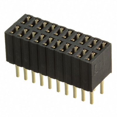 M52-5101045 by Harwin Inc. - CONNECTOR RECPT 20POS 0.05 GOLD PCB