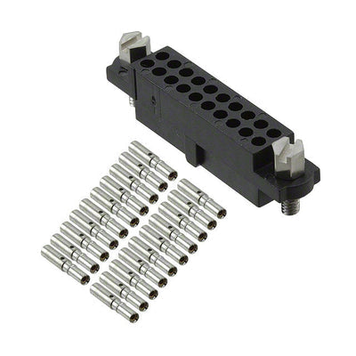 M80-4612042 by Harwin Inc. - CONNECTOR RECPT 20POS CRIMP 24-28AWG