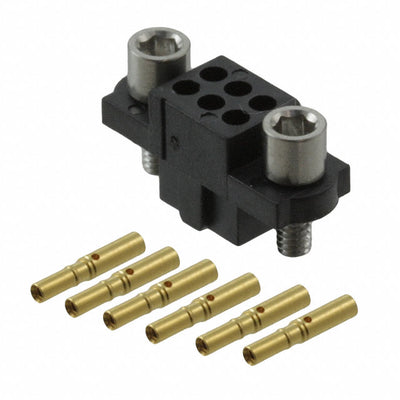 M80-4810605 by Harwin Inc. - CONNECTOR RECPT 6P CRIMP 24-28AWG GOLD