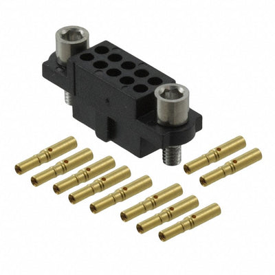 M80-4811005 by Harwin Inc. - CONNECTOR RECPT 10POS CRIMP 24-28AWG