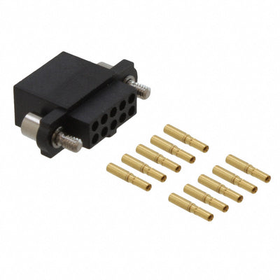 M80-4861005 by Harwin Inc. - CONNECTOR RECPT 10POS CRIMP 24-28AWG