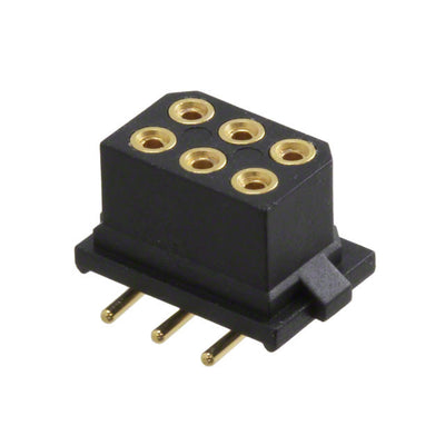 M80-6810645 by Harwin Inc. - CONNECTOR RECPT 6POS 0.079 GOLD SMD