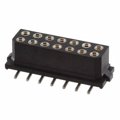 M80-6811401 by Harwin Inc. - CONNECTOR RECPT 14POS 0.079 GOLD SMD