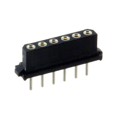 M80-8400642 by Harwin Inc. - CONNECTOR RECPT 6POS 0.079 GOLD PCB