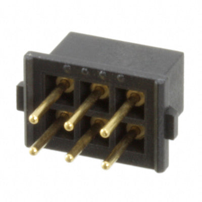 M80-8500645 by Harwin Inc. - CONNECTOR RECPT 6POS 0.079 GOLD PCB