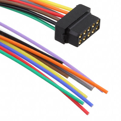 M80C108373C by Harwin Inc. - DIL CRIMP SKT CABLE ASSY 5+5