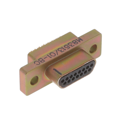 M83513/01-BC by Cinch Connectivity Solutions - 15 POS PLUG SOLDER CUP CD PLTD