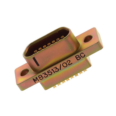 M83513/02-BN by Cinch Connectivity Solutions - 15 POS RCPT SOLDER CUP NI PLTD