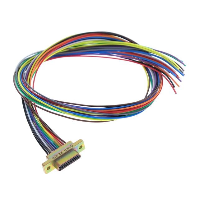 M83513/03-C03C by Cinch Connectivity Solutions - 21 POS PLUG 18"" COLR PTFE CD PLT