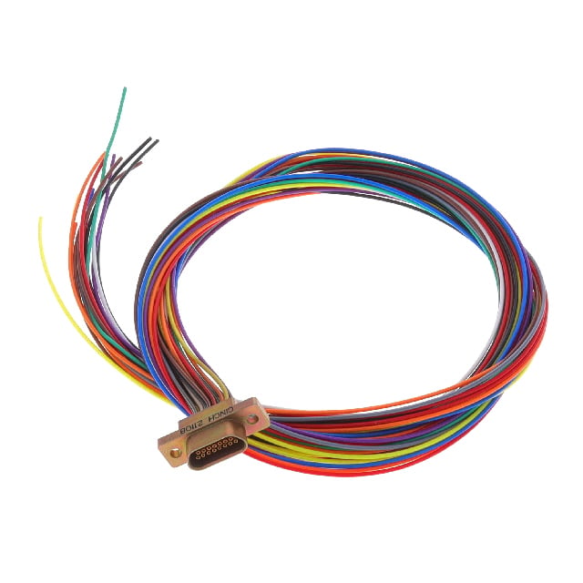 M83513/04-C04N by Cinch Connectivity Solutions - 21 POS RCPT 36"" COLR PTFE NI PLT