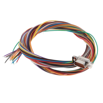 M83513/04-B04N by ITT Cannon, LLC - CABLE DSUB RCPT 15POS LEADS 36