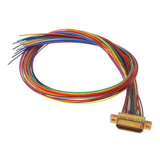 M83513/04-D11C by Cinch Connectivity Solutions - 25 POS RCPT 18"" COLR ETFE CD PLT