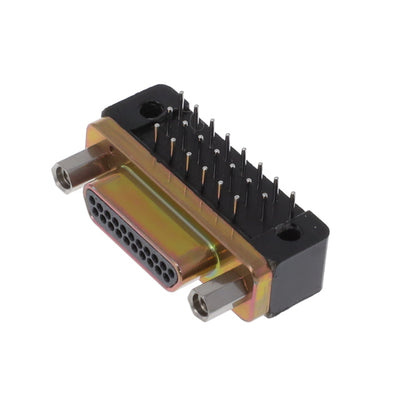 M83513/10-C01CP by ITT Cannon, LLC - CONNECTOR MICRO-D PLUG 21POS R/A SLDR