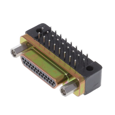 M83513/10-D01CP by ITT Cannon, LLC - CONNECTOR DSUB PLUG 25POS RT ANG