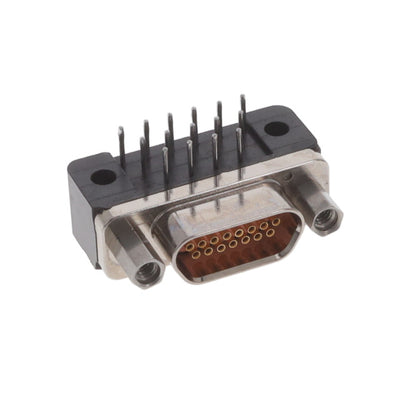 M83513/13-B02NP by ITT Cannon, LLC - MICRO-D RECEPTACLE 15POS R/A PCB