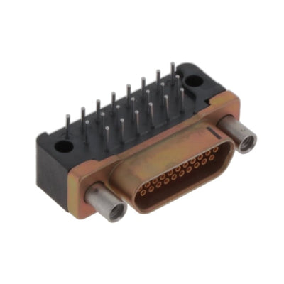 M83513/19-C01NP by Cinch Connectivity Solutions - CONNECTOR MICRO-D RCPT 21POS R/A SLDR