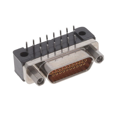 M83513/13-C01NP by Cinch Connectivity Solutions - CONNECTOR MICRO-D RCPT 21POS R/A SLDR