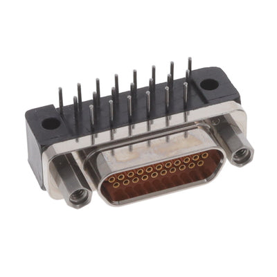 M83513/13-C02NP by ITT Cannon, LLC - MICRO-D RECEPTACLE 21POS R/A PCB