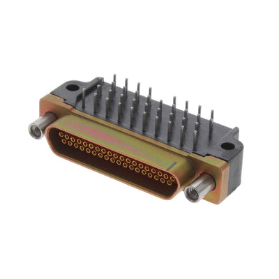 M83513/13-F01CP by Cinch Connectivity Solutions - 37 POS RCPT RED. 90 PCB CD PLTD