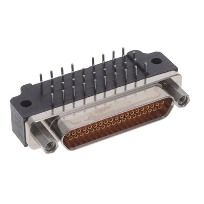 M83513/13-F01NP by Cinch Connectivity Solutions - CONNECTOR MICRO-D RCPT 37POS R/A SLDR