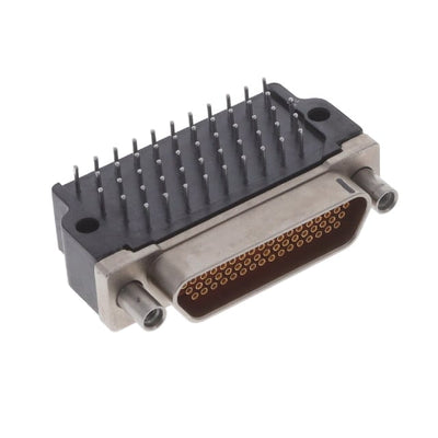 M83513/14-G01NP by Cinch Connectivity Solutions - 51 POS RCPT RED. 90 PCB NI PLTD