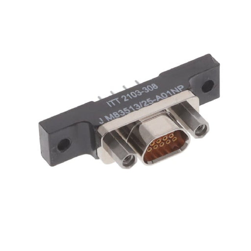 M83513/25-A01NP by ITT Cannon, LLC - MICRO-D RECEPTACLE 9POS PCB, ELE