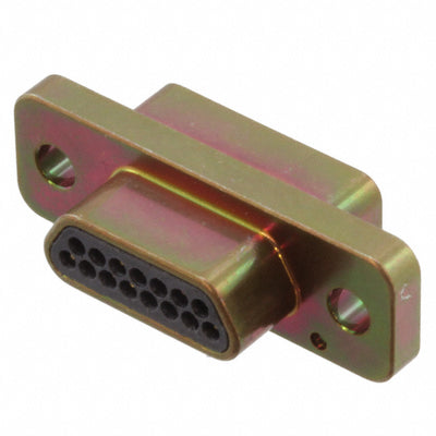 M83513/01-BC by ITT Cannon, LLC - CONNECTOR MICRO-D PLUG 15POS SLD CUP