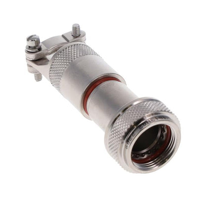 M85049/1813N02 by Amphenol Interconnect India - CONNECTOR BACKSH W/CLMP SZ13 SIL M18