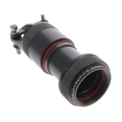 M85049/1815Z04 by Amphenol Interconnect India - CONNECTOR BACKSHELL W/CLMP SZ15 D BLK