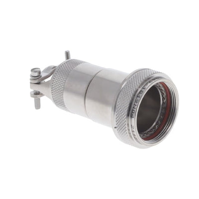 M85049/1819N04 by Amphenol Interconnect India - CONNECTOR BACKSHELL W/CLMP SZ19 SILV