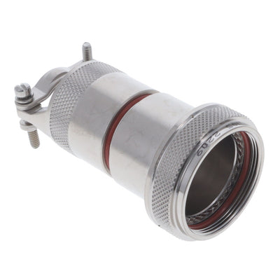 M85049/1821N05 by Amphenol Interconnect India - CONNECTOR BACKSH W/CLMP SZ21 G SIL