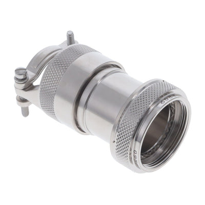 M85049/1919N06 by Amphenol Interconnect India - CONNECTOR BACKSH W/CLMP SZ19 F SIL