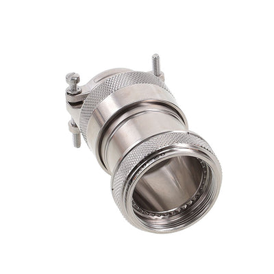 M85049/1921N07 by Amphenol Interconnect India - CONNECTOR BACKSH W/CLMP SZ21 G SIL