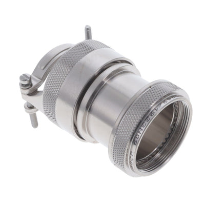 M85049/1923N09 by Amphenol Interconnect India - CONNECTOR BACKSH W/CLMP SZ23 H SIL