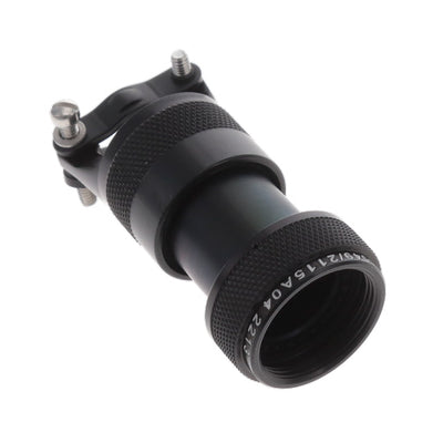 M85049/2115A04 by Amphenol Interconnect India - CONNECTOR BACKSHELL W/CLMP SZ15 D BLK