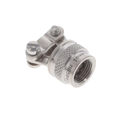 M85049/49-2-8N by Amphenol Interconnect India - CONNECTOR CABLE CLAMP SZ8 9 SILVER
