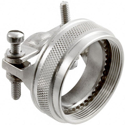 M85049/38-23N by Amphenol Interconnect India - CONNECTOR CABLE CLAMP SZ23 H SILVER