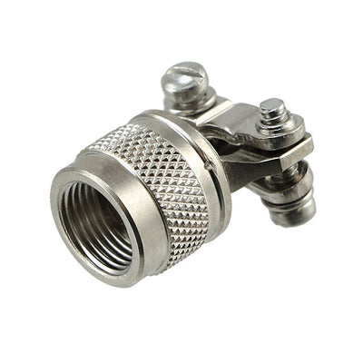 M85049/38-9N by Amphenol Interconnect India - CONNECTOR CABLE CLAMP SZ9 A SILVER