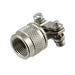 M85049/38-9N by Amphenol Interconnect India - CONNECTOR CABLE CLAMP SZ9 A SILVER