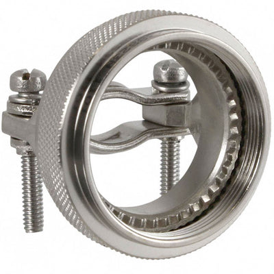 M85049/38S23N by Amphenol Interconnect India - CONNECTOR CABLE CLAMP SZ23 H SILVER