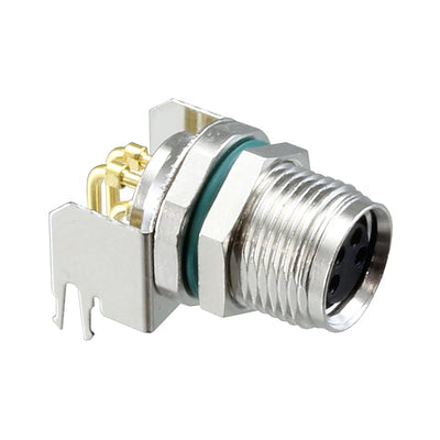 M8S-04PFFR-SF8001 by Amphenol LTW - CONNECTOR RECPT FMALE 4POS GOLD SOLDER