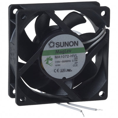 MA1072-HVL.GN by Sunon Fans - FAN AXIAL 70X25MM 115VAC WIRE